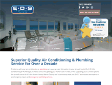 Tablet Screenshot of edsairconditioning.com